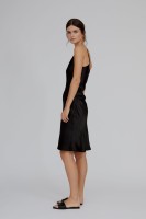 Basic Apparel Damen Kleid Flora Strap Dress Black