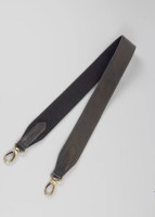 O My Bag Gurtband SHORT Crossbody Strap Black Classic Leather