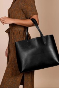 O My Bag Handtasche Sam Shopper Black Classic Leather