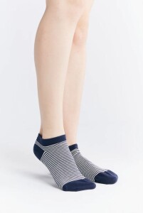 Albero Natur Unisex Sneakersocken indigo/natur 35/38