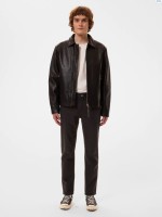Nudie Jeans Herren Hose Gritty Jackson Dry Everblack