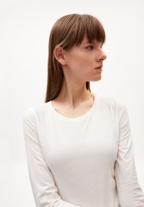 Armedangels Damen Lonngsleeve Enriccaa soft off white