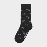 Dedicated Unisex Socken Sigtuna Bike Pattern black