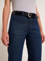 Lanius Damen Jeans Gürtel black