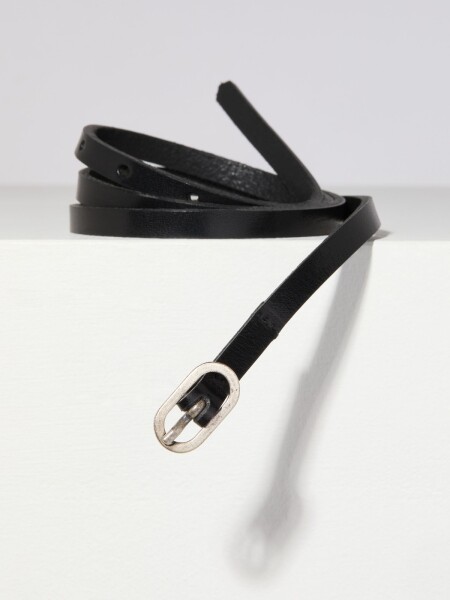 Lanius Damen Dünner Gürtel black