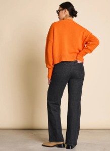 Jan´N June Damen Pullover JUMPER LUZ BRIGHT ORANGE