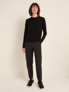Lanius Damen Pullover Rundhals black