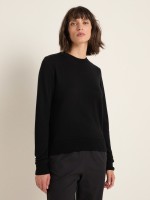 Lanius Damen Pullover Rundhals black