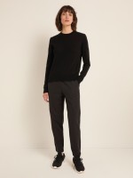 Lanius Damen Pullover Rundhals black