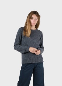 Klitmoller Collective Damen Pullover Kari Knit Grey Melange