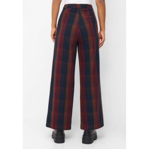 Givn Damen Flanell Hose  Beatrice Blue/Brown/Red