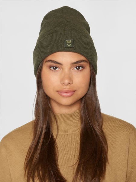 KnowledgeCottonUnisex Mütze Beanie Original Wool 82206 Forrest Night