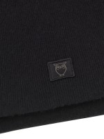 KnowledgeCotton Schal Wolle aus Rippstrick 4210007 Black jet