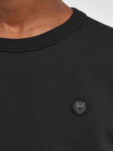 KnowledgeCotton Herren Sweater Erik 30518 Black Jet