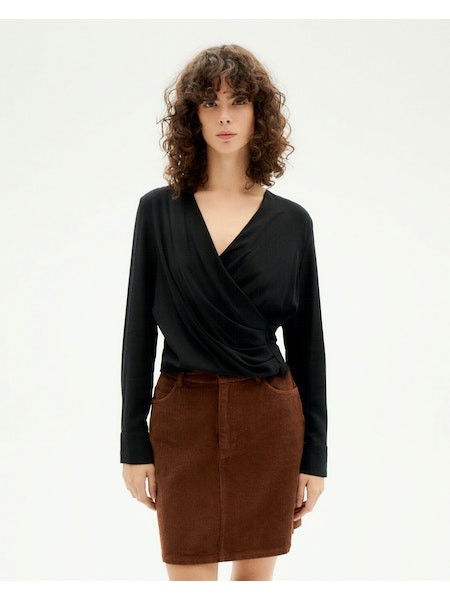 Thinking Mu Damen Rock Marsha Cord Chocolate