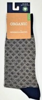 VNS Organic Herren Socken 1176 black-beige