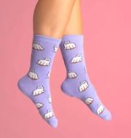 Coucou Suzette Unisex Socken Geisterkatze