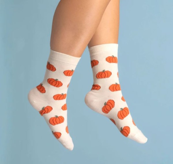 Coucou Suzette Unisex Socken Kürbis 35-44
