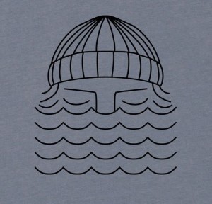 Bask in the Sun Herren T-Shirt To the Sea zink