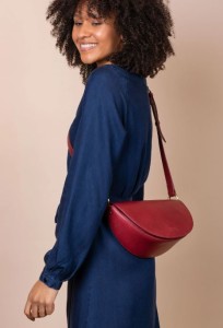 O My Bag Damen Handtasche Laura Classic Leather Ruby
