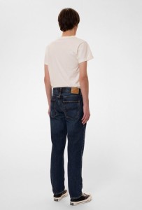 Nudie Jeans Herren Hose Gritty Jackson Blue Soil 36/32