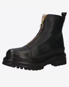 Jute Laune Damen Stiefel Zip Boots black