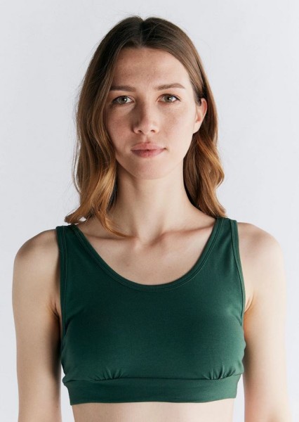 Albero Natur Damen Bustier Envelope tannennadel