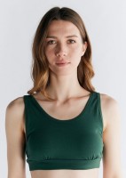 Albero Natur Damen Bustier Envelope tannennadel