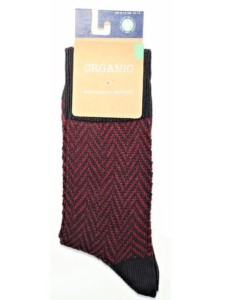 VNS Organic Unisex Socken 1162 burgundy