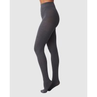 Swedish Stockings Strumpfhose Hedda Chevron black/grey