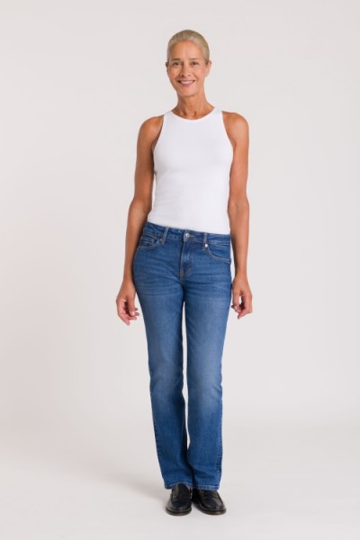 Kings of Indigo Damen Jeans EMIKO Sander Mid Used