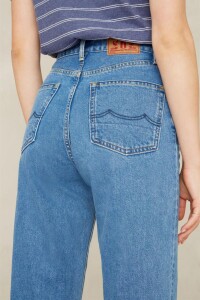 Kings of Indigo Damen Jeans Liora Cropped clean holo  mid vintage