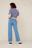 Kings of Indigo Damen Jeans Liora Cropped clean holo  mid vintage