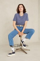 Kings of Indigo Damen Jeans Liora Cropped clean holo  mid vintage