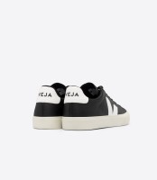 Veja Herren Schuhe CAMPO CHROMEFREE LEATHER BLACK WHITE