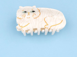 Coucou Suzette Haarklammer Perserkatze weiß