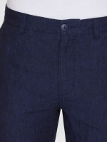 KnowledgeCotton Herren Hose Chuck regular linen 1070060 total eclipse