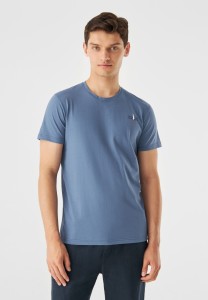 Givn Herren T-Shirt Colby Sailboat steel blue