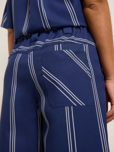 Lanius Damen Shorts print stripe night blue