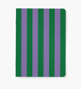 Typealive Notizheft stripes grün/lila