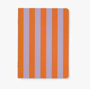 Typealive Notizheft stripes orange/Lila