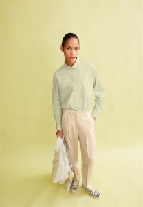 Armedangels Damen Hose Sandrinaa Tapered sand stone