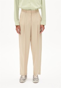 Armedangels Damen Hose Sandrinaa Tapered sand stone