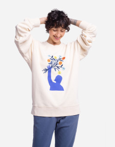 Olow Unisex Sweater Riot Ivoire