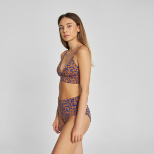 Dedicated Damen Bikini Pant Slite Leopard Light Brown