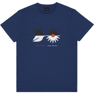 Bask in the Sun Unisex T-Shirt Marlin Chasing Sun navy
