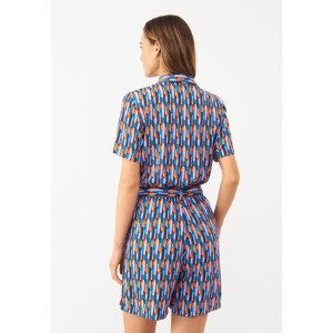 Givn Damen Jumpsuit GB-Cassie blue/orange