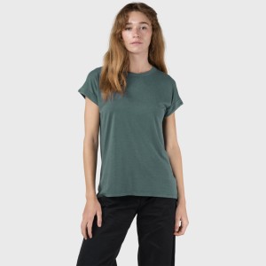 Klitmoller Collective Damen T-Shirt Sigrid moss green