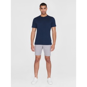 KnowledgeCotton Herren Shorts Chuck regular chino poplin 50207 alloy