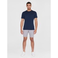 KnowledgeCotton Herren Shorts Chuck regular chino poplin 50207 alloy